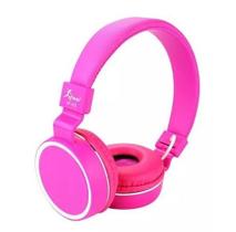 Fone de Ouvido com Microfone KP-422 Rosa