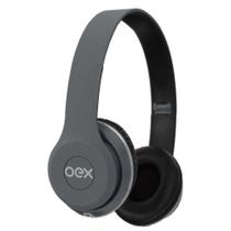 Fone De Ouvido Com Microfone Oex Hp103 Style Cinza Fone De Ouvido Com Microfone Oex Hp103 Style Cinza
