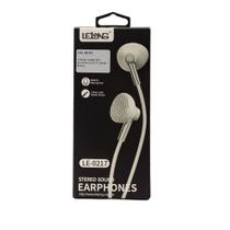 Fone de Ouvido com Microfone P3 Lelong Branco LE-0217 Fone de Ouvido com Microfone P3 Lelong Branco LE-0217