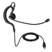 Fone de Ouvido com Microfone para Rádio Comunicador HC20 Preto Intelbras
