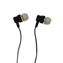 Fone de Ouvido Com Microfone Preto Tipo C - Quanhe Fone de Ouvido Com Microfone Preto Tipo C - Quanhe