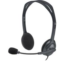 Fone De Ouvido Com Microfone Stereo Headset H111 Logitech