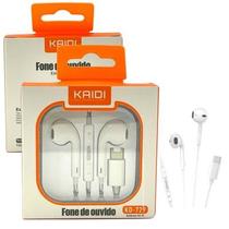 Fone de Ouvido Com Microfone Tipo-C Kaidi KD-729 Branco