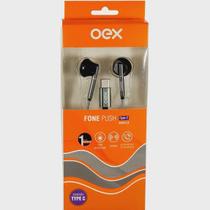 Fone De Ouvido Com Microfone Usb-C Oex Fn213