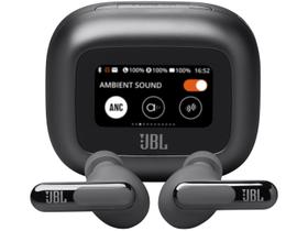 Fone de Ouvido Com Tela JBL LIVE BEAM 3 BLK BR Fone de Ouvido Com Tela JBL LIVE BEAM 3 BLK BR