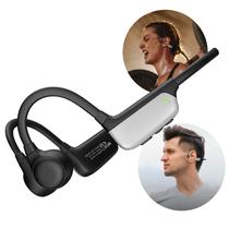 Fone de Ouvido Condução Óssea Bluetooth Sem Fio para Corrida e Treino