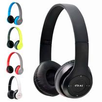 Fone De Ouvido Corrida Bluetooth Regulável Entrada P2 Mp3