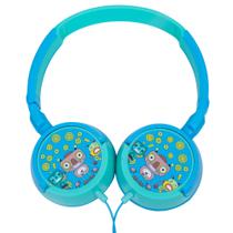 Fone De Ouvido Criança Headphone Infantil Robôs Oex Azul