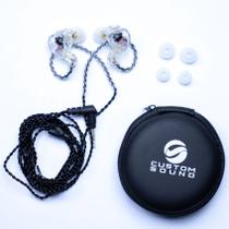 Fone de ouvido custom sound monitor palco 2 drivers csie-100