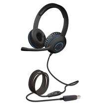 Fone de ouvido Cyber Acoustics Stereo USB AC-5008A para PC e Mac