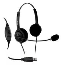 Fone De Ouvido Cygnus Flex Usb Biauricular Hd820 Unixtron