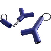 Fone de ouvido de áudio Y-Splitter BERLAT 3,5 mm macho para duplo 3,5 mm fêmea Fone de ouvido de áudio Y-Splitter BERLAT 3,5 mm macho para duplo 3,5 mm fêmea