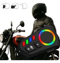 Fone de Ouvido de Capacete Moto Bluetooth Controle De Voz microfone para moto intercomunicador