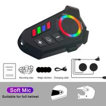 Fone de Ouvido de Capacete Moto Bluetooth Controle De Voz microfone para moto intercomunicador Fone de Ouvido de Capacete Moto Bluetooth Controle De Voz microfone para moto intercomunicador