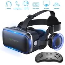 Fone de ouvido de realidade virtual Betolye Vr Shinecon para telefone com gamepad Fone de ouvido de realidade virtual Betolye Vr Shinecon para telefone com gamepad
