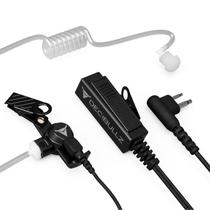 Fone de ouvido de tubo acústico de vigilância Decibullz bidirecional