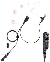 Fone de ouvido de vigilância com microfone para rádios Motorola XPR 3300e