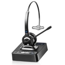Fone de ouvido DECT sem fio Leitner LH270 com microfone para computador/telefone Fone de ouvido DECT sem fio Leitner LH270 com microfone para computador/telefone