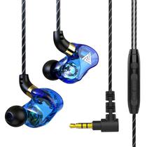 Fone de Ouvido Driver 11.6mm Profissional Original QKZ SK7 In-Ear Hi-Fi Alta Qualidade + Case