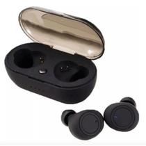 Fone De Ouvido Dual Bluetooth 5.0 Tws-5 Sem Fio Duplo Air - Preto Fone De Ouvido Dual Bluetooth 5.0 Tws-5 Sem Fio Duplo Air - Preto