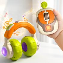 Fone de ouvido e mouse Musical Toy iPlay iLearn Baby de 6 a 36 meses Fone de ouvido e mouse Musical Toy iPlay iLearn Baby de 6 a 36 meses
