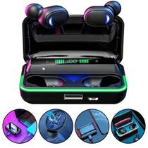Fone de Ouvido E10 bluetooth Sem fio Gamer Com Powerbank M513