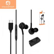 Fone de Ouvido EAR01 TipoC com Microfone Preto Fone de Ouvido EAR01 TipoC com Microfone Preto