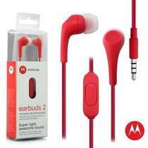 Fone De Ouvido Earbuds 2 Intra-Auricular Vermelho - Motorola