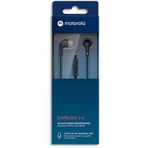 Fone De Ouvido Earbuds 3-S com Microfone Conexão P2 com fio 1,2 Metros Preto Cor:Preto