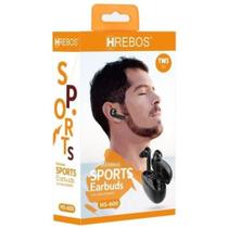 Fone De Ouvido Earbuds Bluetooth Hrebos Hs-600 Sports