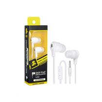 Fone De Ouvido Easy C/Microfone 1,2M Branco