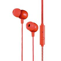 Fone De Ouvido Ergonômico Com Fio E Microfone Eph 300 Vermelho- Lity