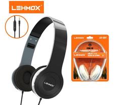 Fone de Ouvido Estereo Com Fio e Microfone P3 Lehmox - LEF-1207 Fone de Ouvido Estereo Com Fio e Microfone P3 Lehmox - LEF-1207