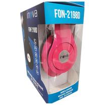 Fone De Ouvido Estéreo Com Fio FON-2198D - Rosa - Inova