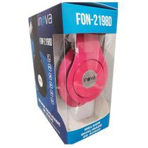 Fone De Ouvido Estéreo Com Fio FON-2198D - Rosa - Inova