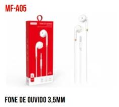 Fone de Ouvido Estéreo P3 1.2M Tomate MF-A05 - Qualidade de Som e Praticidade