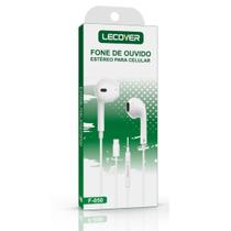 Fone de Ouvido Estéreo Para Celular F-50 Lecover Branco