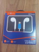 Fone de ouvido estéreo turbo IOS - inova Fone de ouvido estéreo turbo IOS - inova