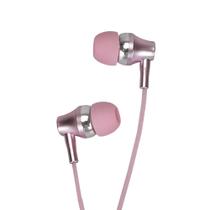 Fone de Ouvido EVUS INTRA Auricular F-09 Premium 3,5MM Rosa