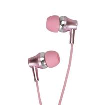 Fone De Ouvido Evus Intra Auricular F-09 Premium 3,5mm Rosa