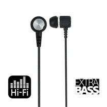 Fone de ouvido Extra Bass HI-FI EARPHONES Earphone Earbuds P2 PRETO