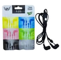 Fone de ouvido F-070 com microfone entrada P2 Altomex Fone de ouvido F-070 com microfone entrada P2 Altomex