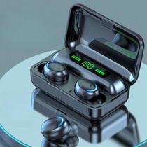 Fone de Ouvido F9-5 TWS Bluetooth 5.0 Display LCD Sem Fio Cor Preto Fone de Ouvido F9-5 TWS Bluetooth 5.0 Display LCD Sem Fio Cor Preto