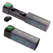 Fone De Ouvido Fio It blue Le 2433 sem fio Bluetooth 5.3 Preto Resistente Água Gamer