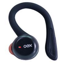 Fone De Ouvido Flex TWS21 Bluetooth 5.1 OEX Preto Laranja