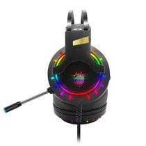 Fone de ouvido Game Headset Usb 7.1 microfone Led Para Pc Notebook