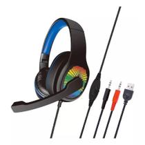 Fone de Ouvido Gamer c/ Fio e Microfone K8005 AZ - Quanhe