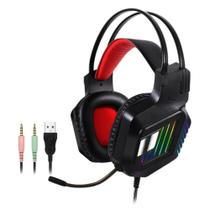 Fone De Ouvido Gamer, Com Led Gaming para Pc- Aoas.