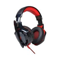 Fone De Ouvido Gamer Com Luz LED, Microfone, Estéreo, Graves Profundos, Fones De Ouvido Com Fio Para