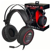 Fone de Ouvido Gamer com Microfone e LED Modelo KP-401 P2